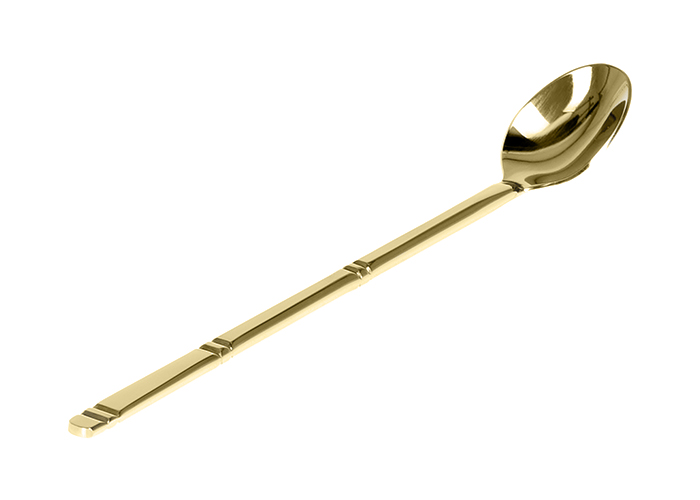 1510-O - Cucchiaio in acciaio dorato per zuccheriera