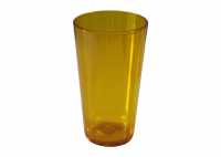 1306B-A - Bicchieri per boston in plastica arancione set 6 pezzi