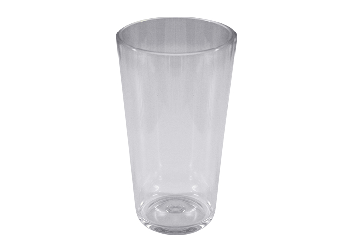 1306B-T - Bicchieri per boston in plastica trasparente set 6 pezzi